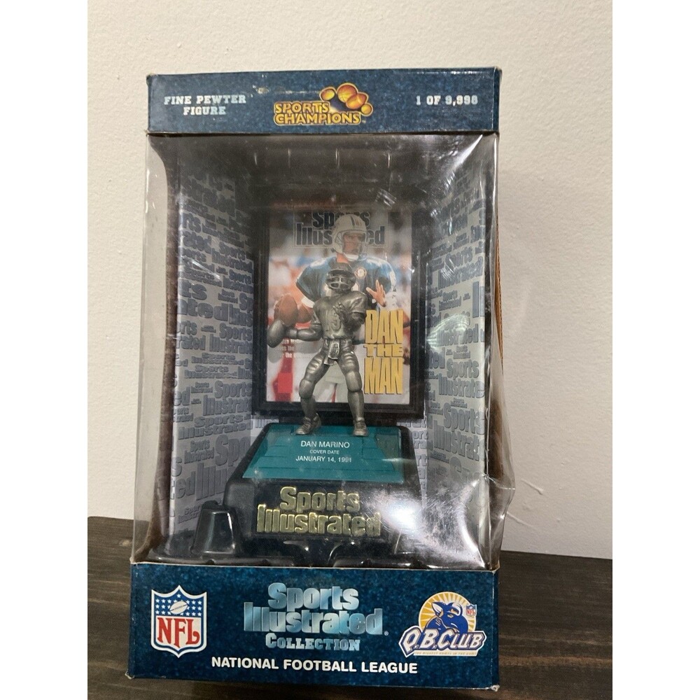 1998 Dan Marino HOF QB Fine Pewter Figure Sports Illustrated Collection
